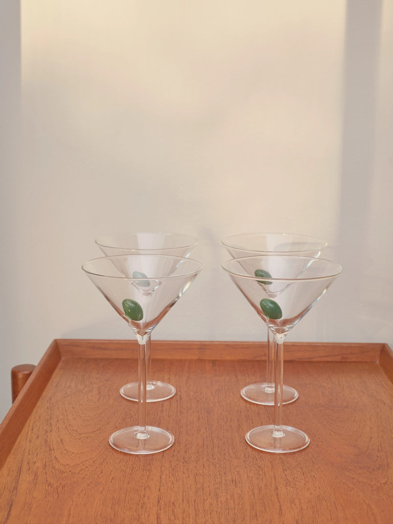 Martini Glass Olive
