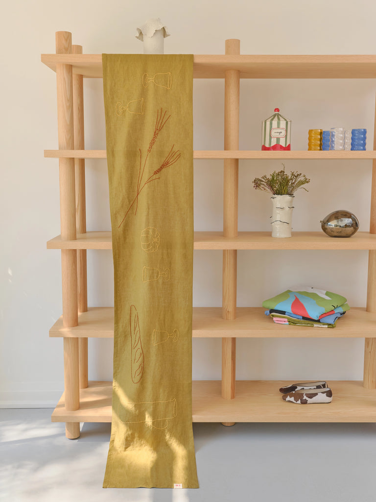 Fall Runner Custom Green Table Runner