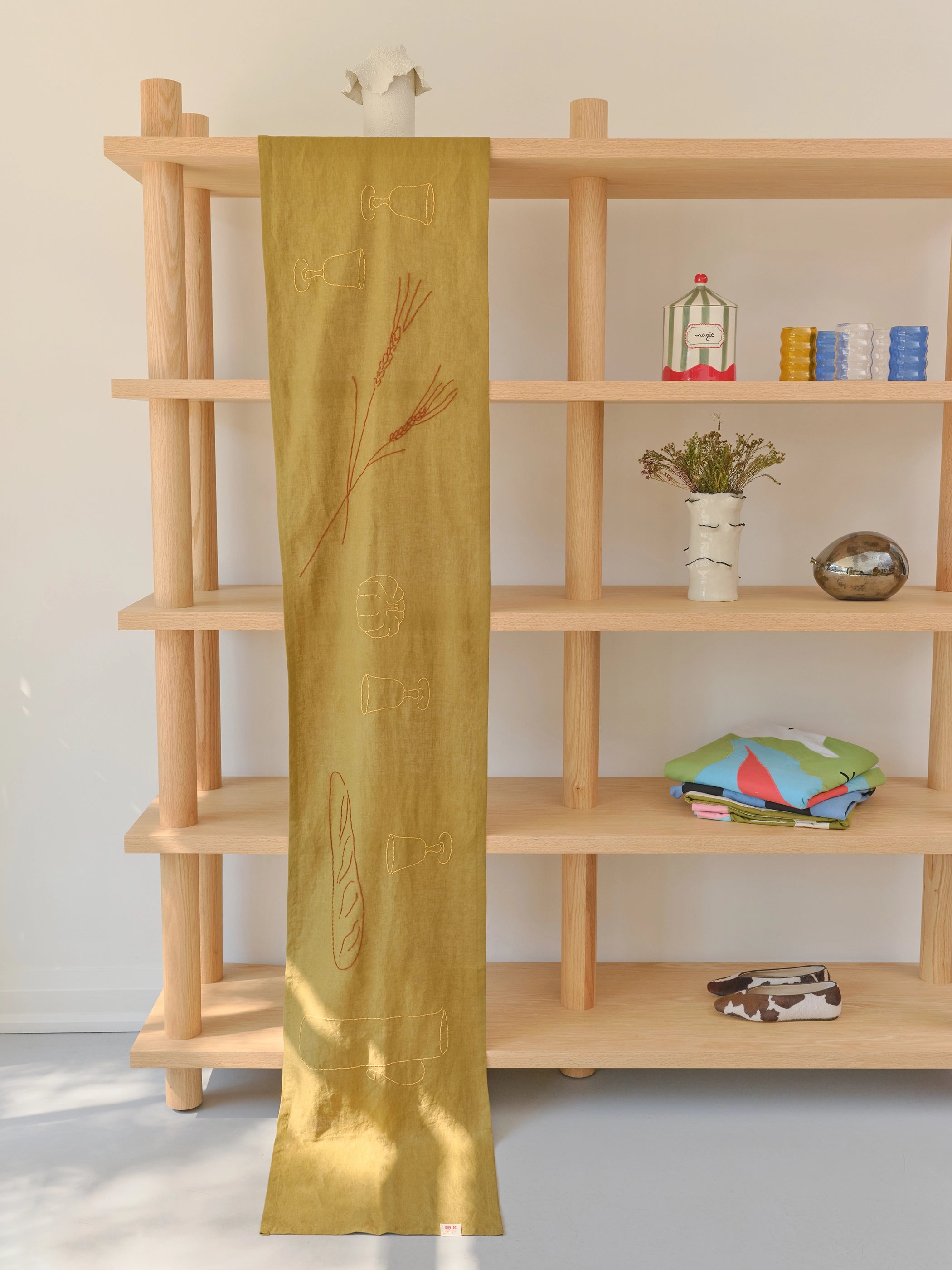 Fall Runner Custom Green Table Runner