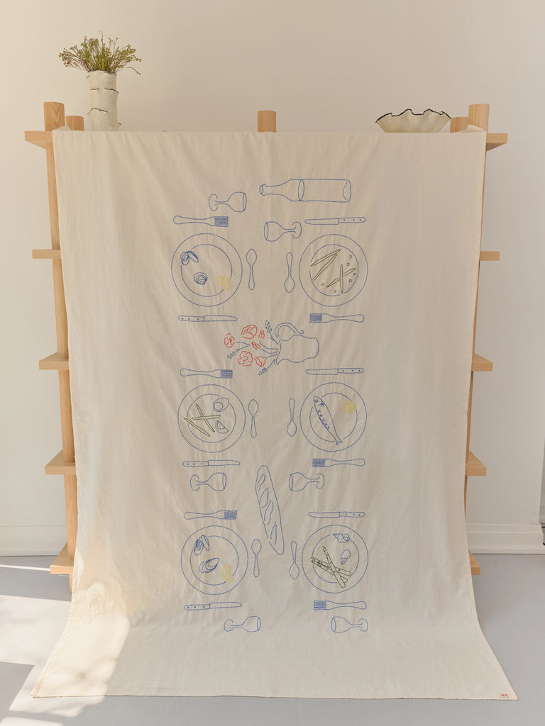 Repas du Bistrot Tablecloth for 6