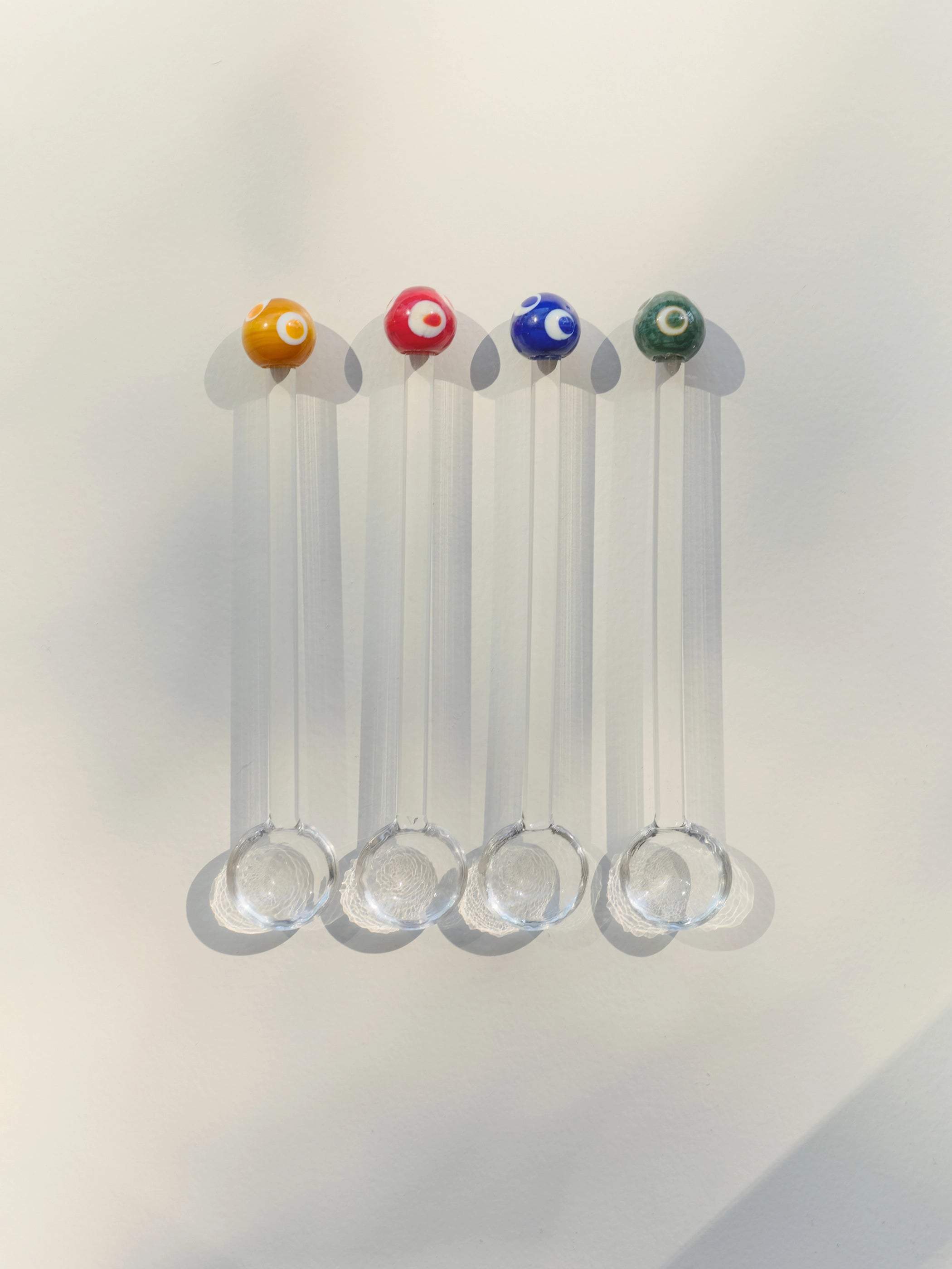 Murano Glass Spoons (Set of 2) (Blue/Green)