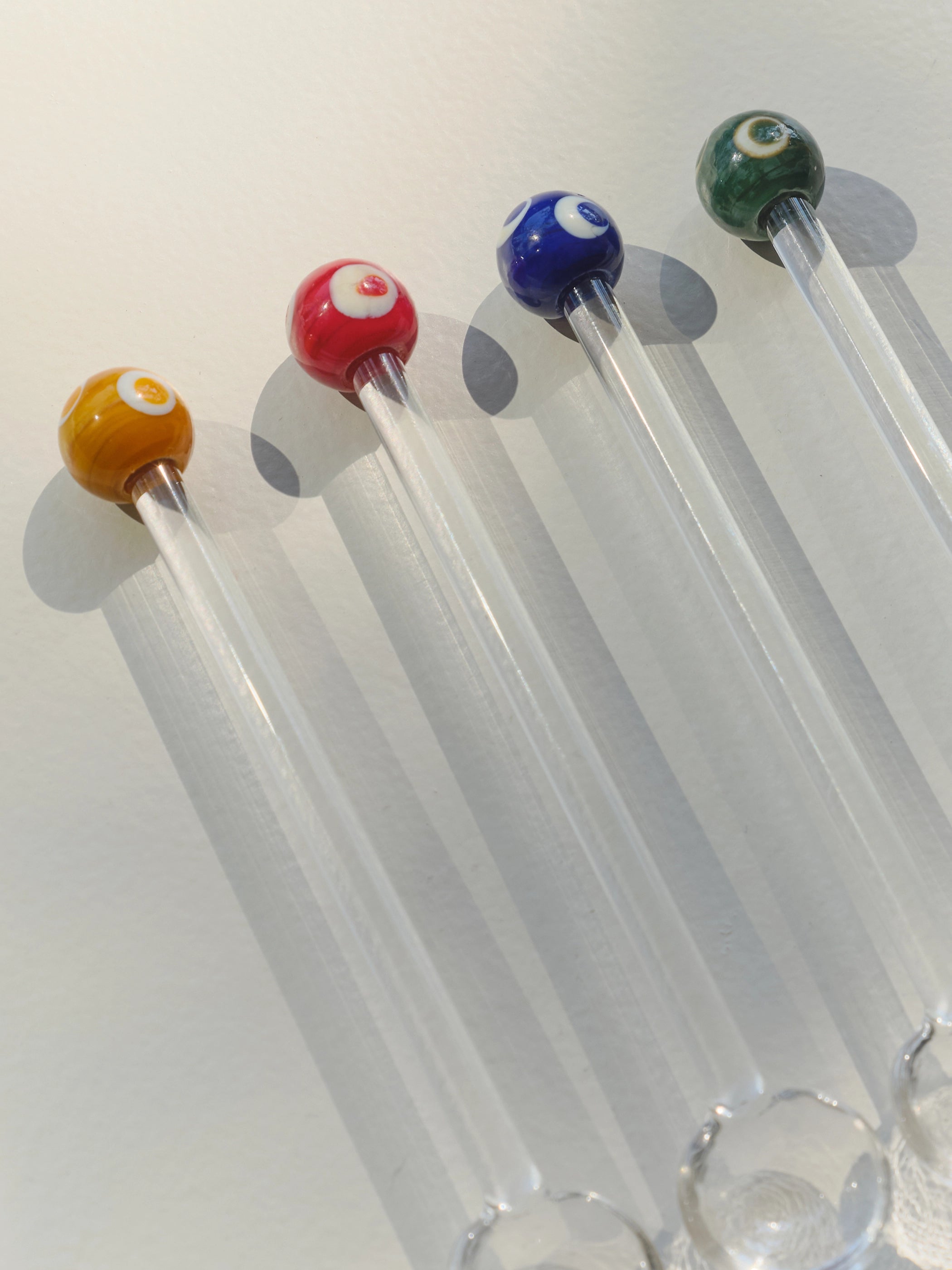 Murano Glass Spoons (Set of 2) (Blue/Green)