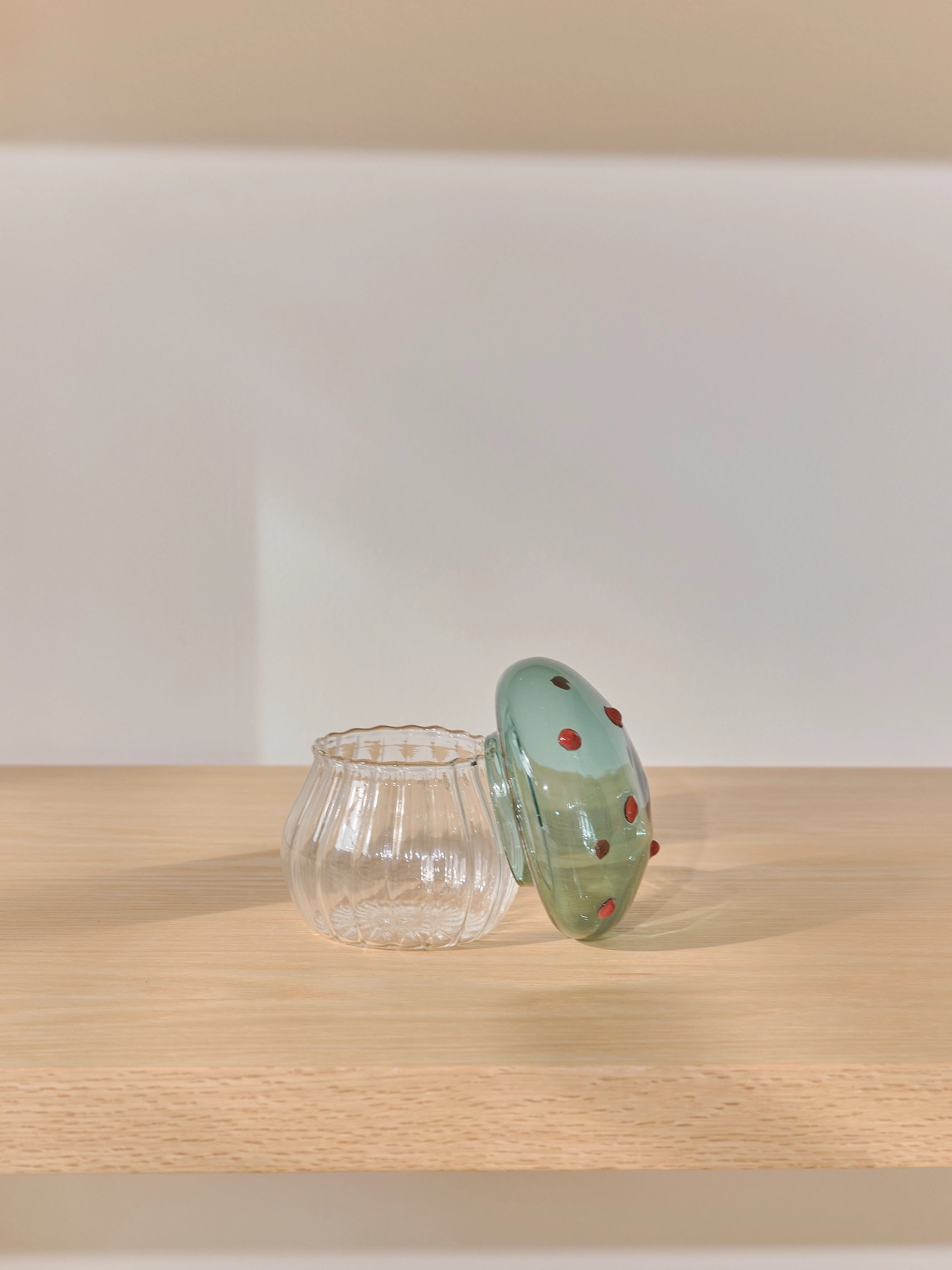 Green Mushroom Sugar Bowl