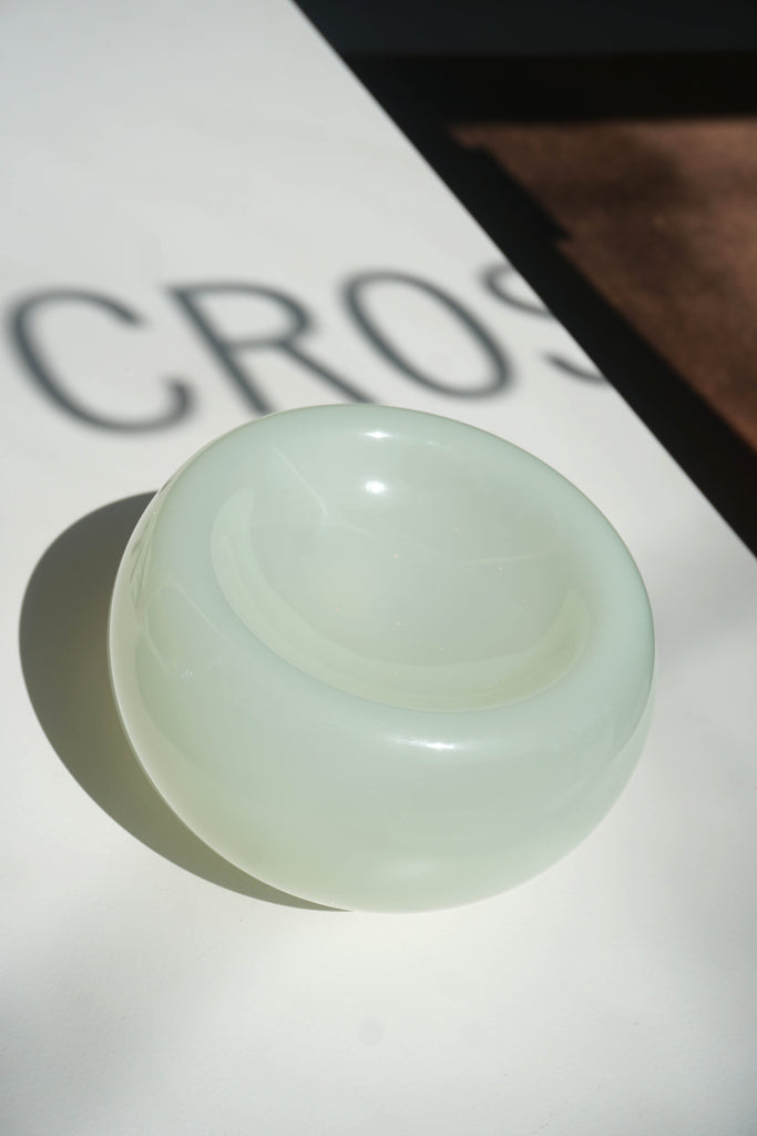 Large Glass Bowl (Pale Green)