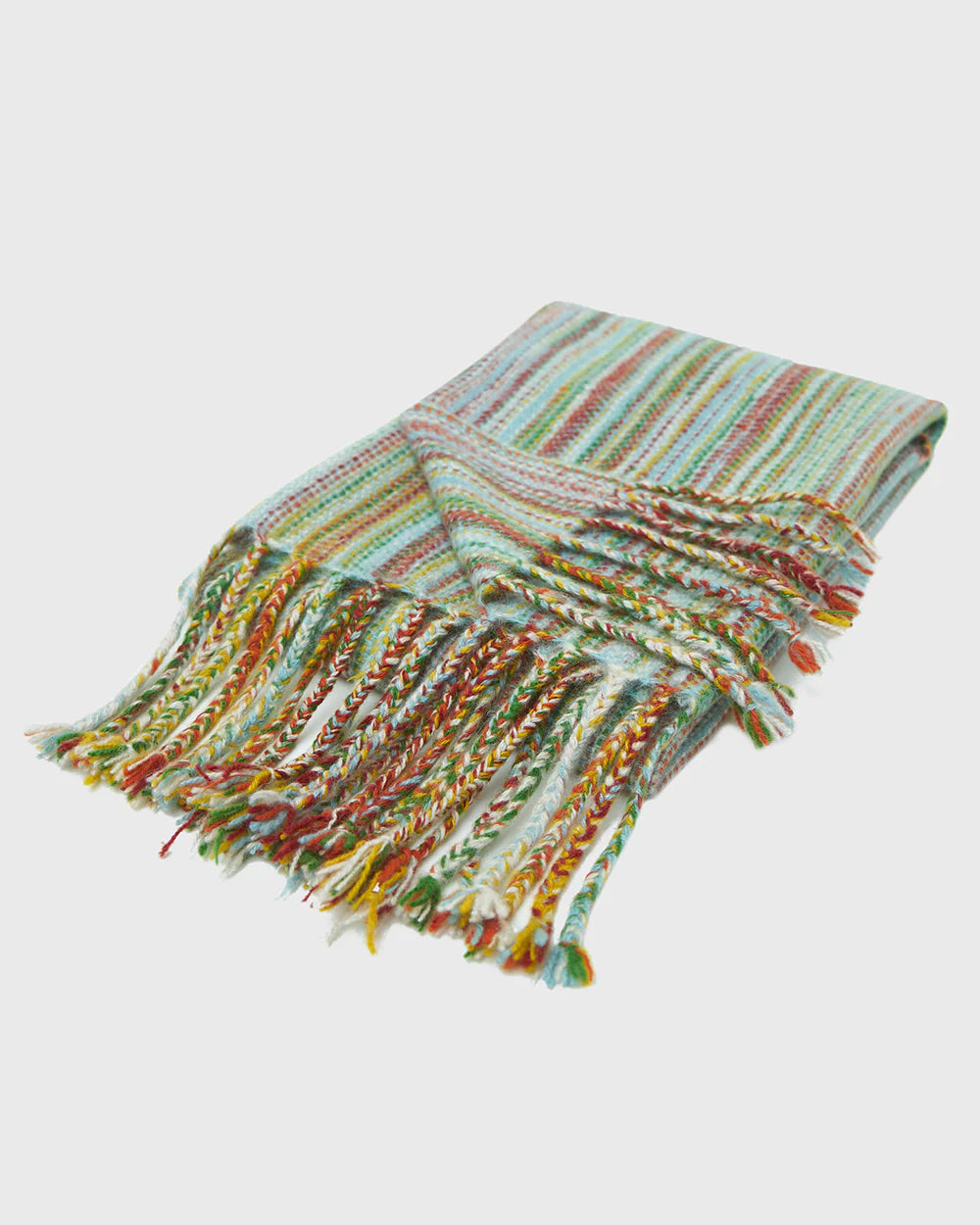 Handspun Rainbow Baby Blanket