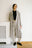 Oversized Long Trench (Cream with Petrol Checks)