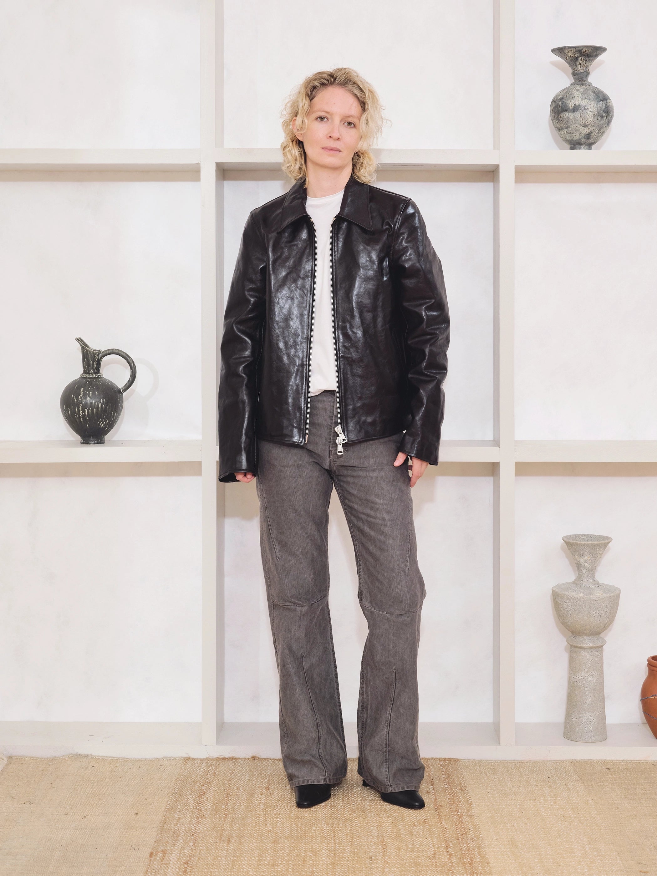 ジャケット・アウター OUR LEGACY MINI JACKET 44 OUR LEGACY MINI JACKET 44（OUR LEGACY Gray MINI Jacket 44