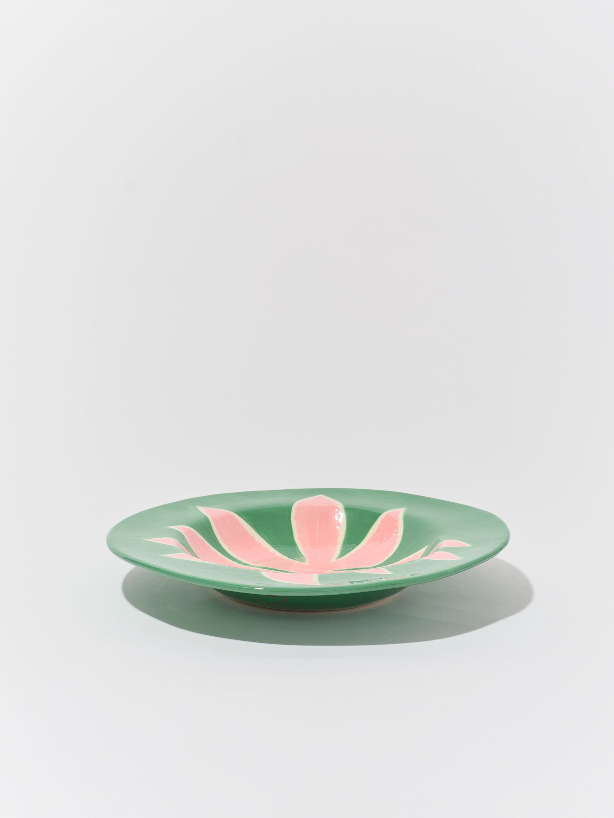 Green Leaf Dinner Plate