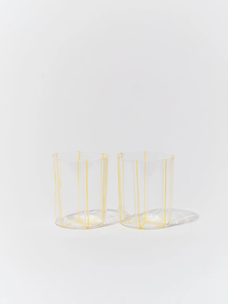 Grand Soleil Gobelets (Set of 2) (Yellow/White)
