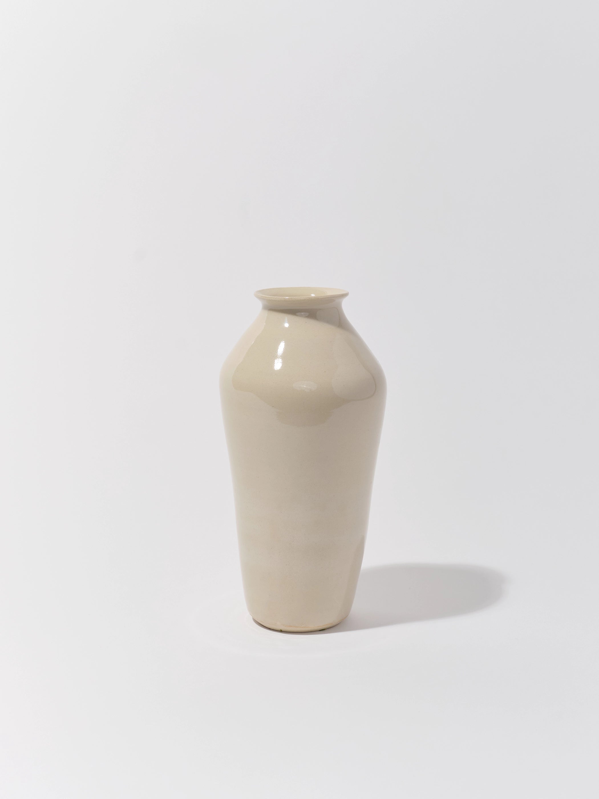 Wheel Thrown Vase (Off-White)