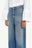 Blue Button Barrel Leg Jeans