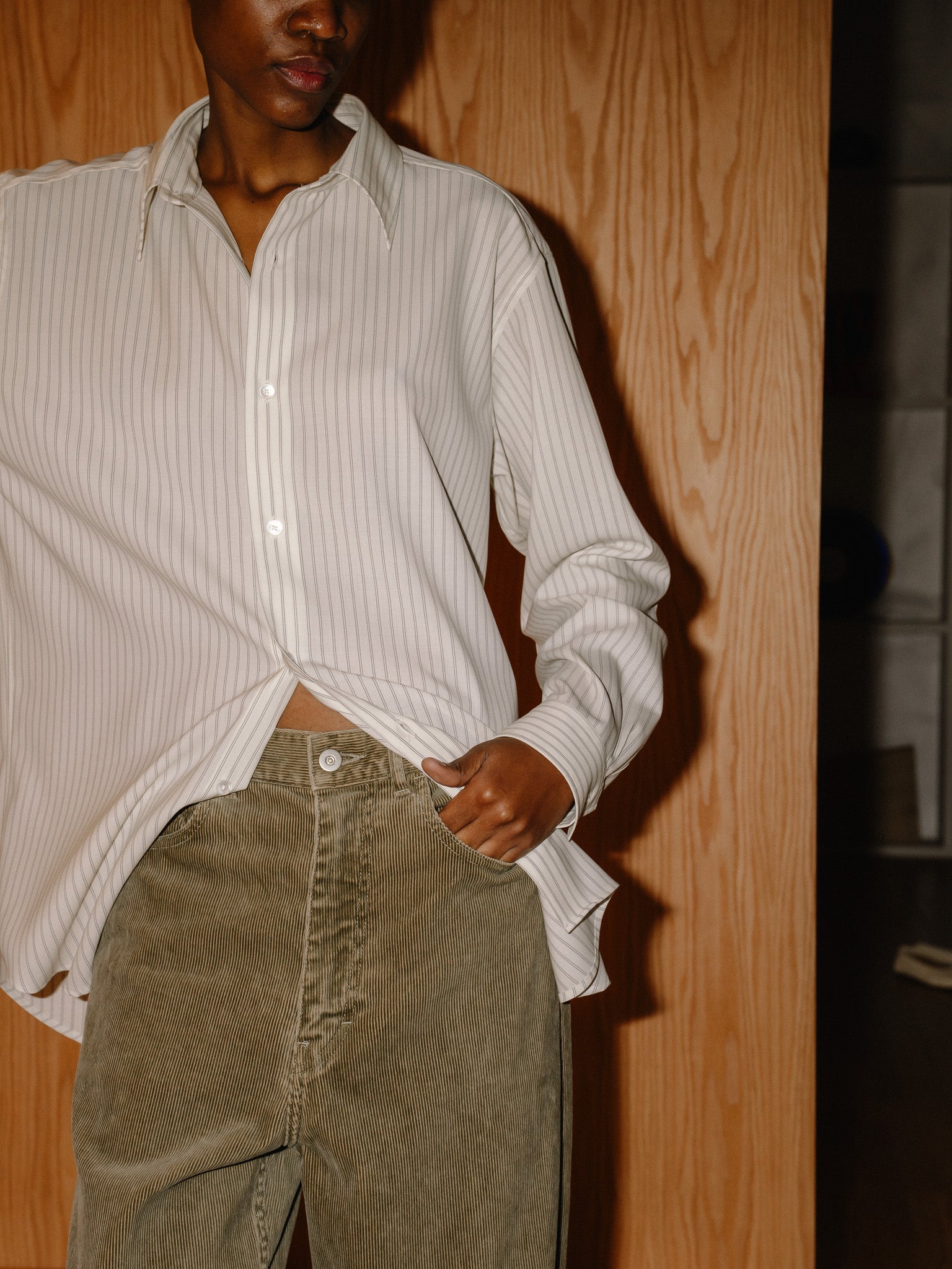 Super Fine Wool Stripe Shirt – River Crossing