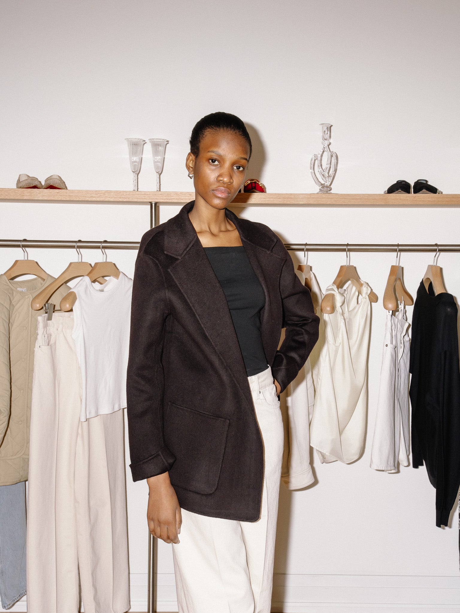 Patch Pocket Doublé Jacket (Espresso)