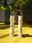 Ruffle Candle Stand (Cream with Black Rim)
