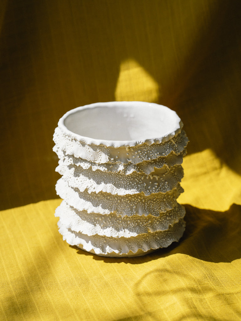 Torn Tier Vessel (White Lichen)