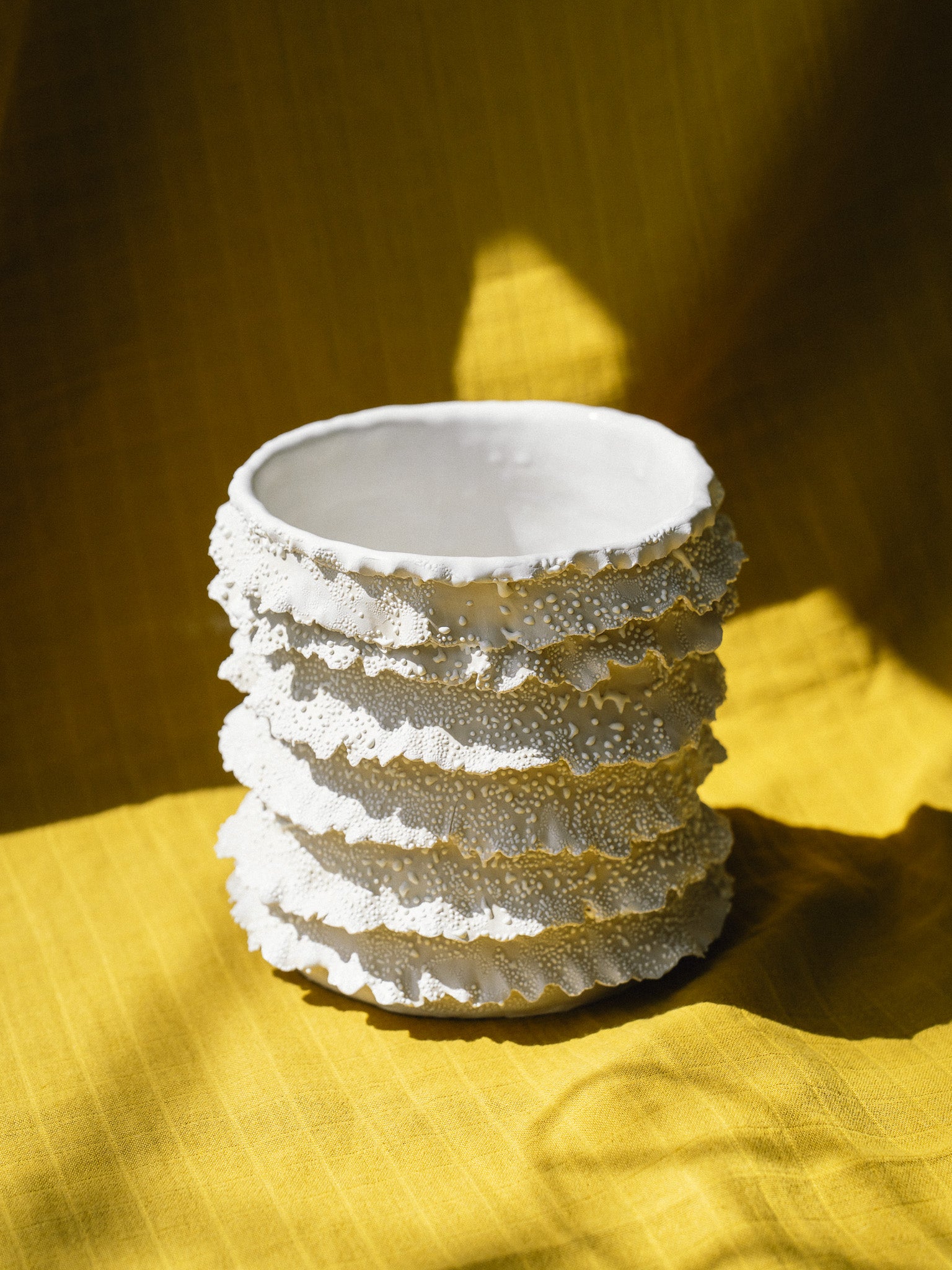 Torn Tier Vessel (White Lichen)