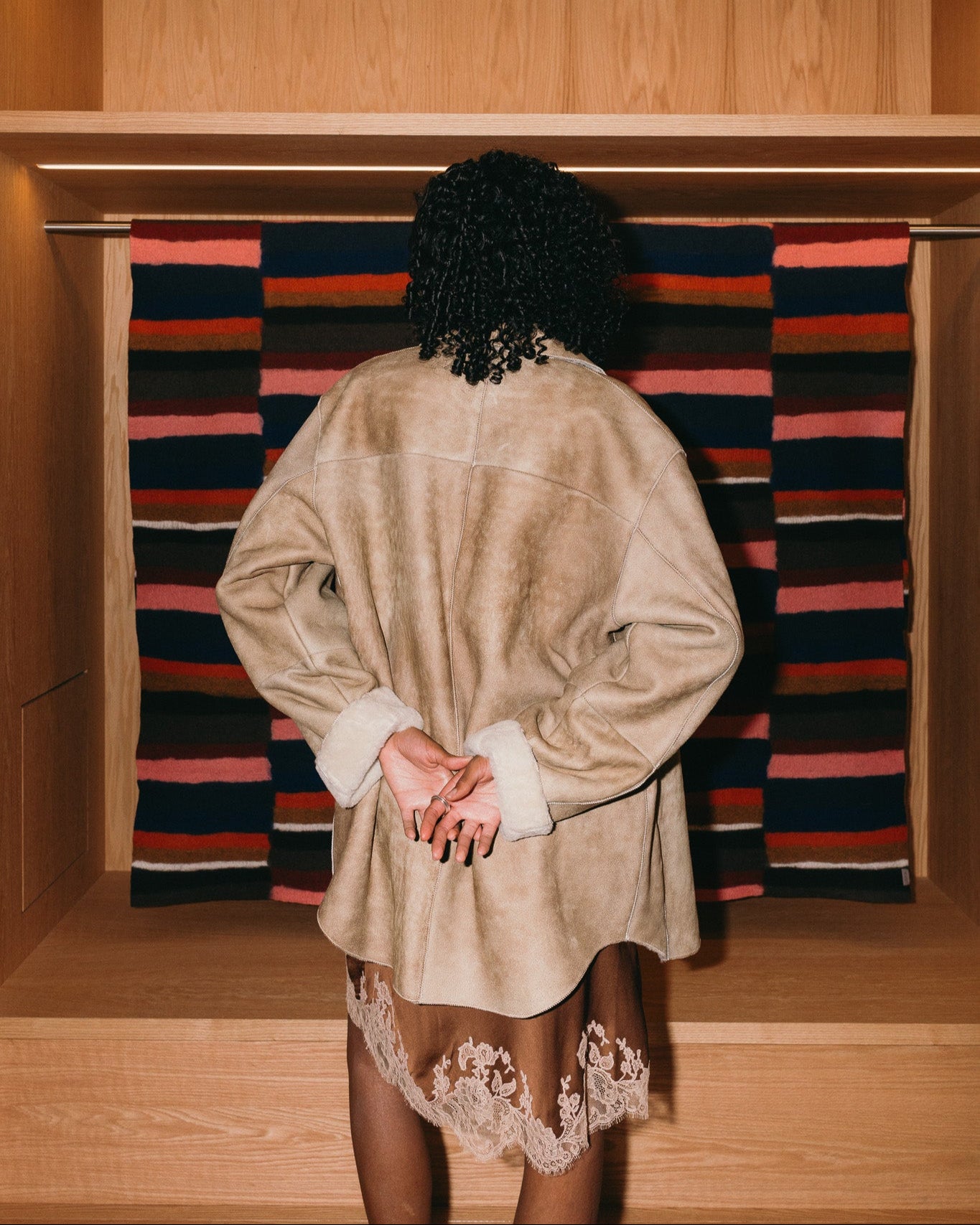 Merino Mouton Shirt Blouson