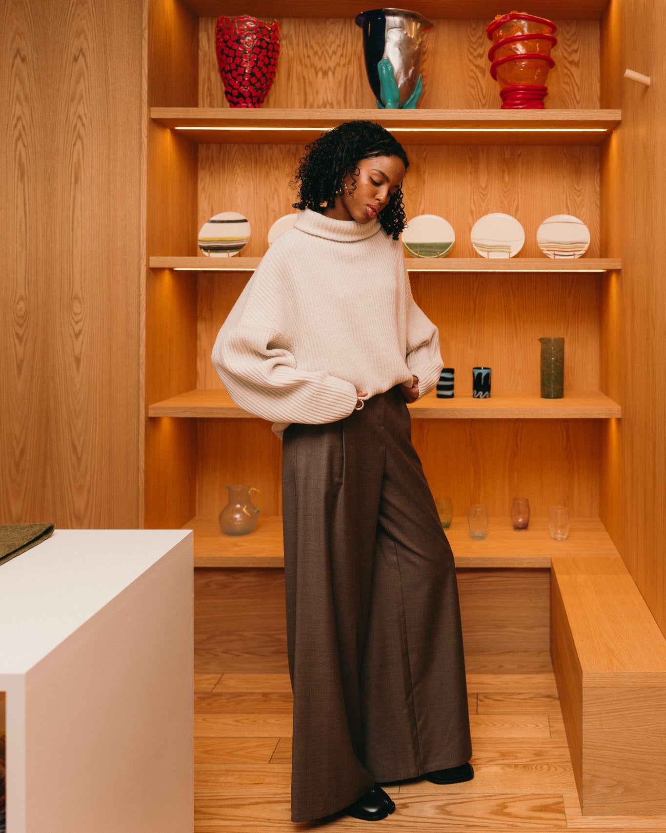 Tasmania Full Pants (Dark Taupe)