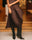 Burgundy Pleated Dress