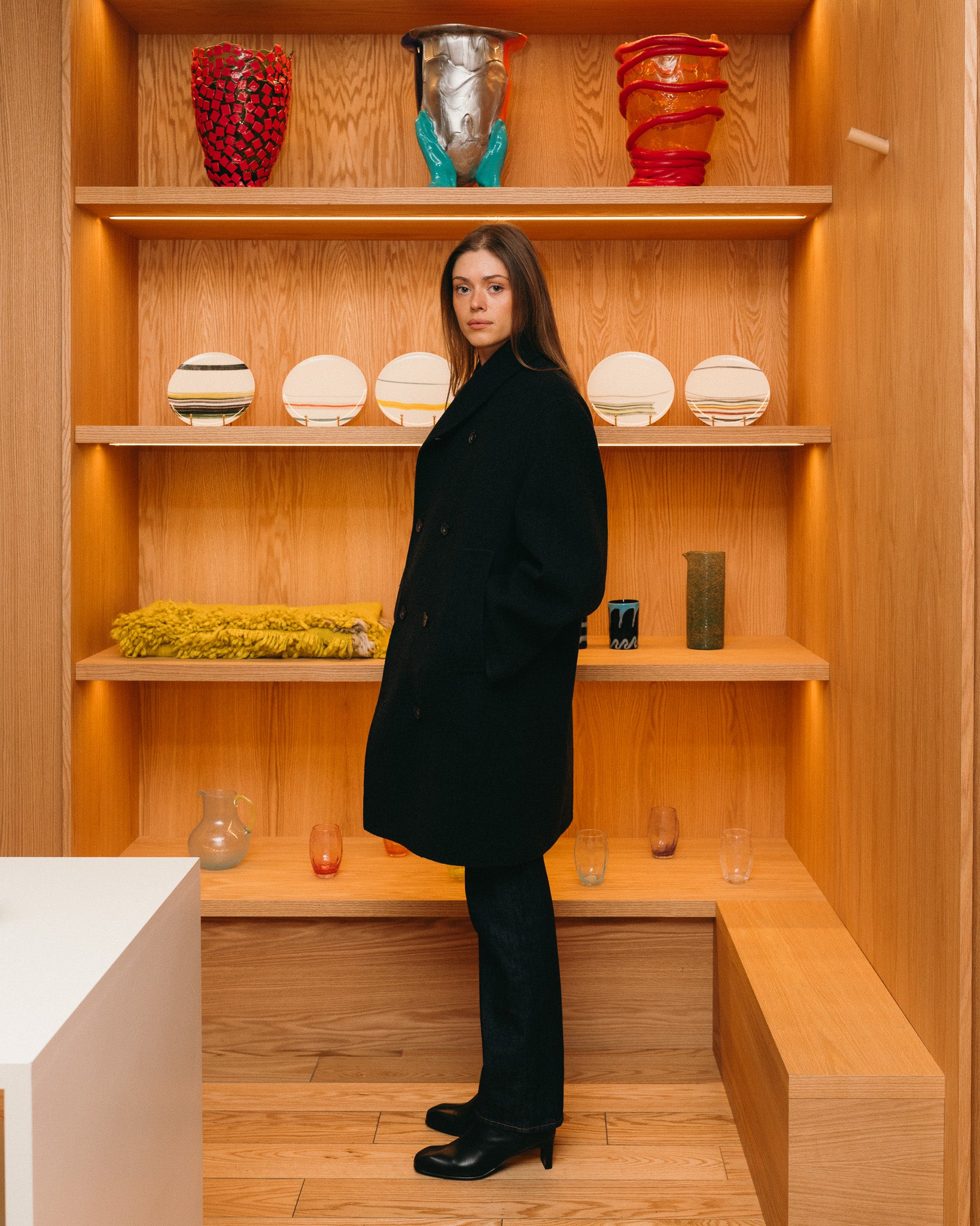 Cross Caban (Charcoal)