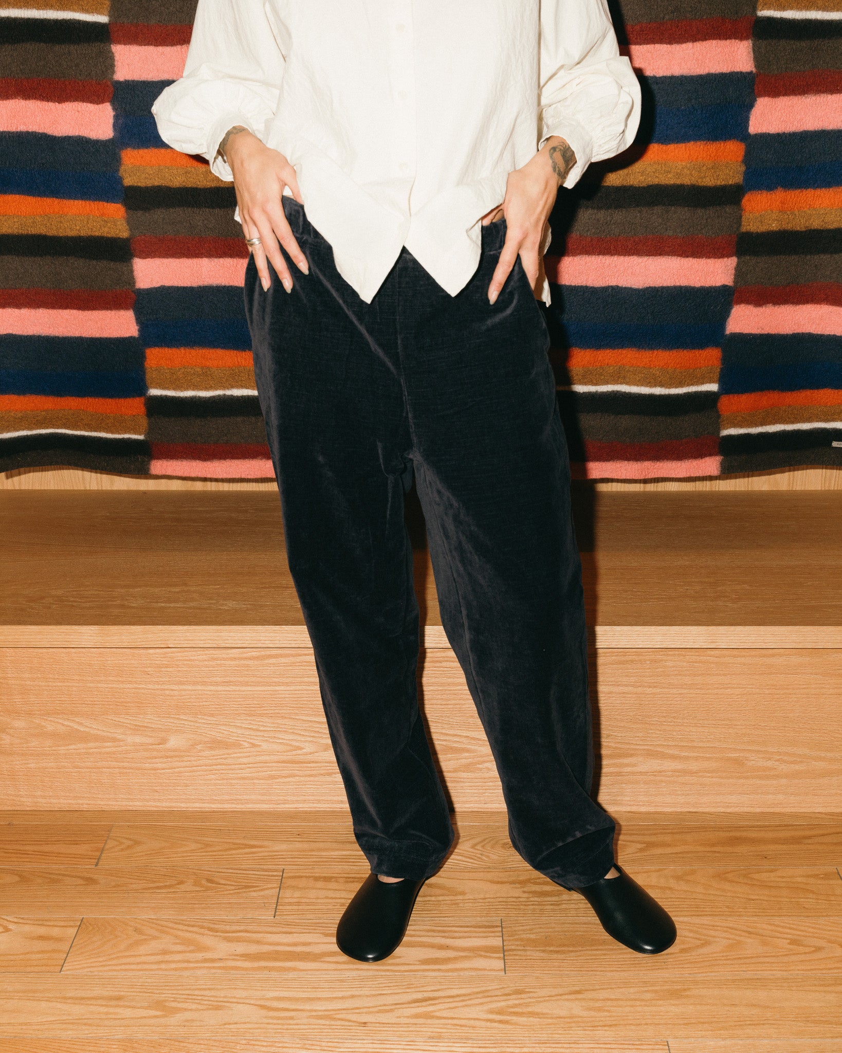 Long Chasse Pant (Navy)