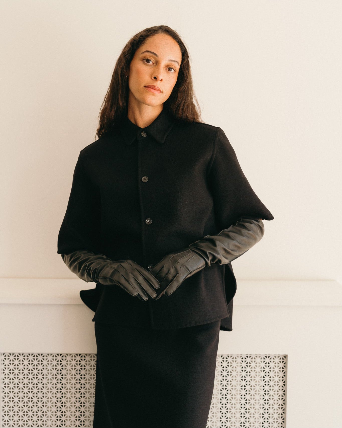 Bardi Shirt Style Jacket (Black)