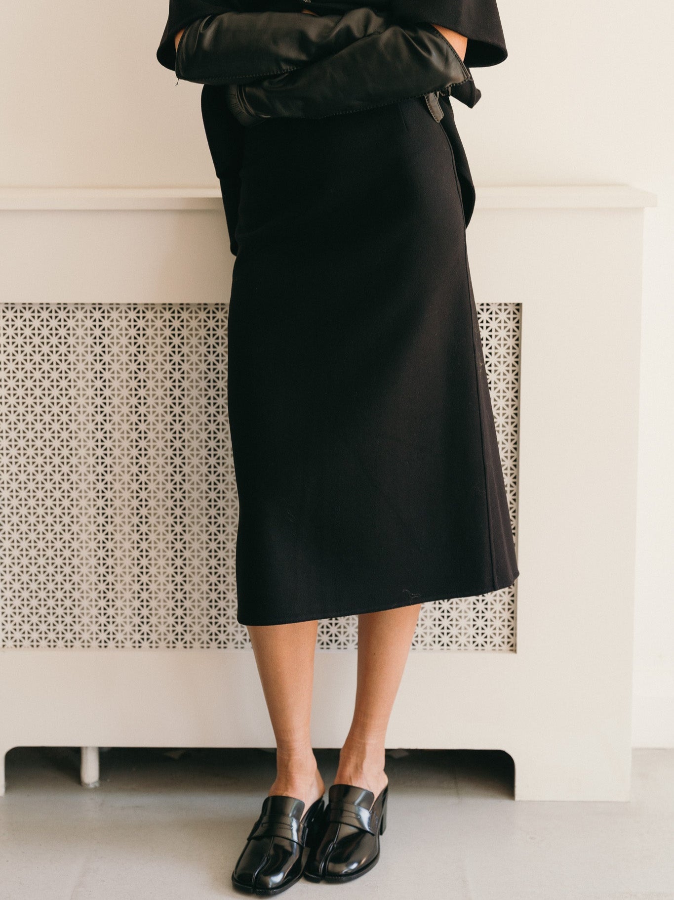 Sutton A-Line Skirt (Black)