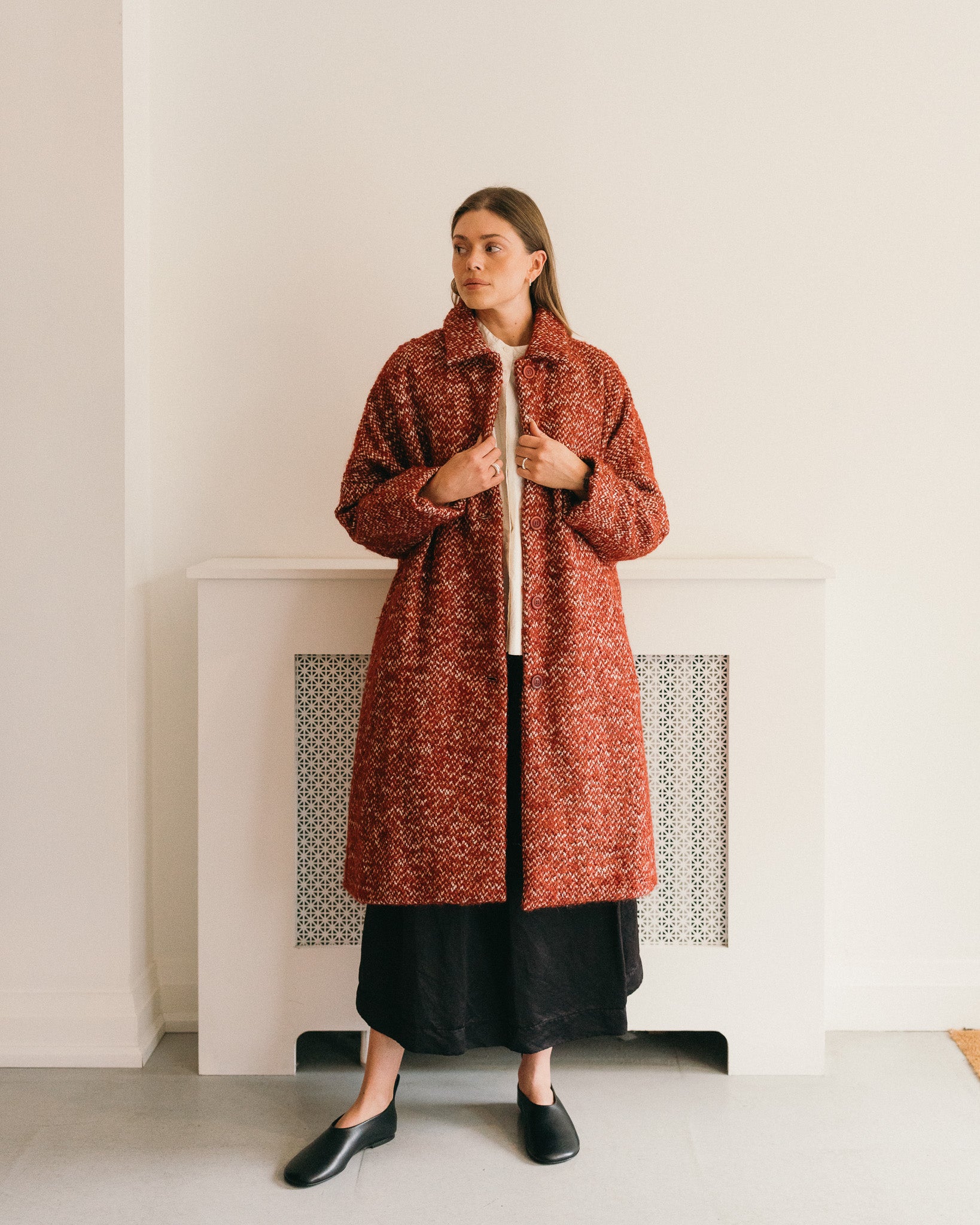 Big Blobby Coat (Burgundy)