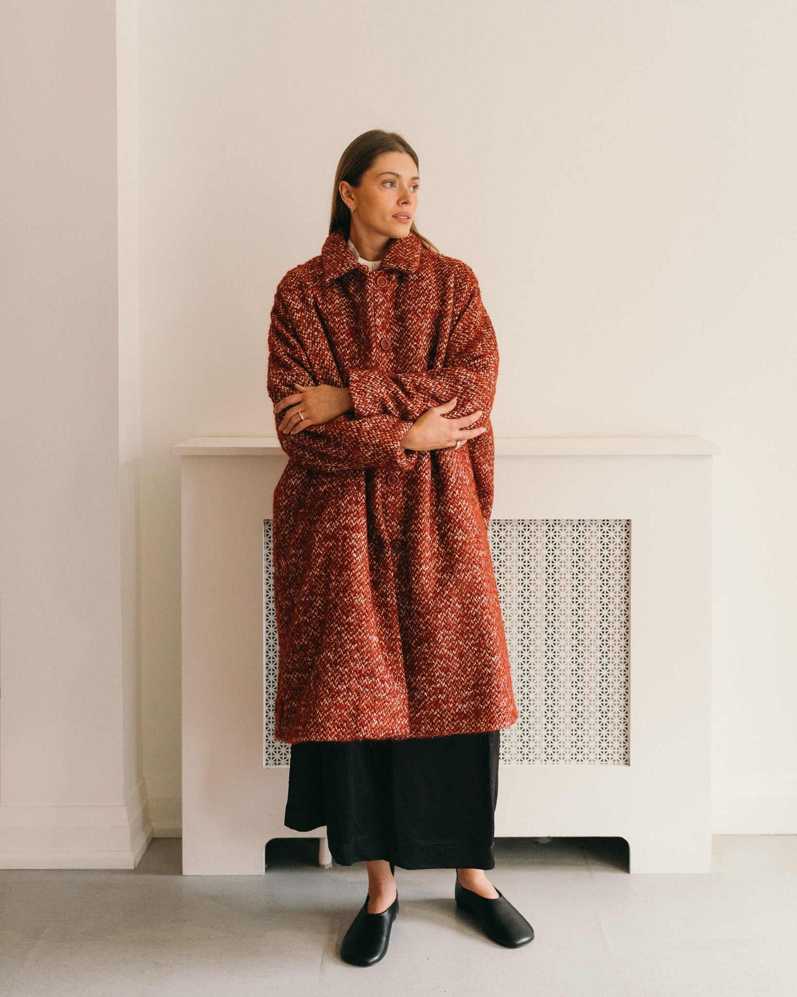 Big Blobby Coat (Burgundy)