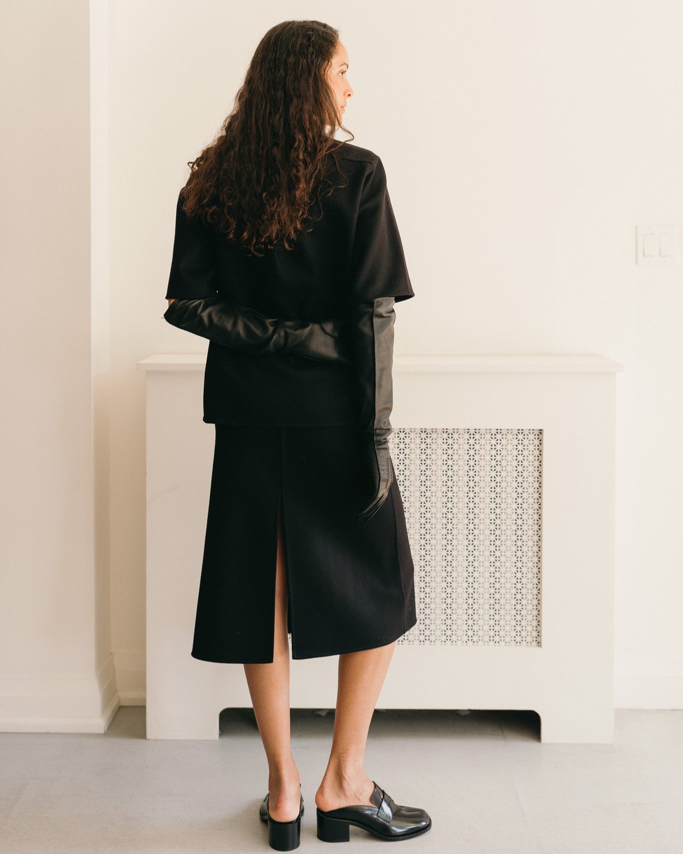 Sutton A-Line Skirt (Black)