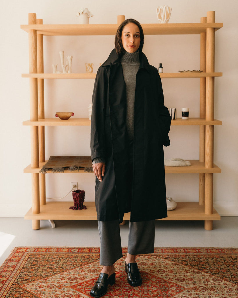 Curtis Trench Coat (Black)