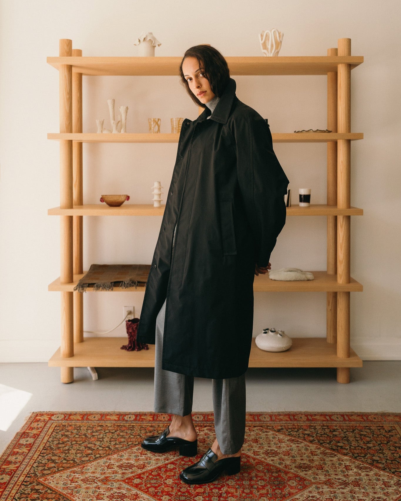 Curtis Trench Coat (Black)