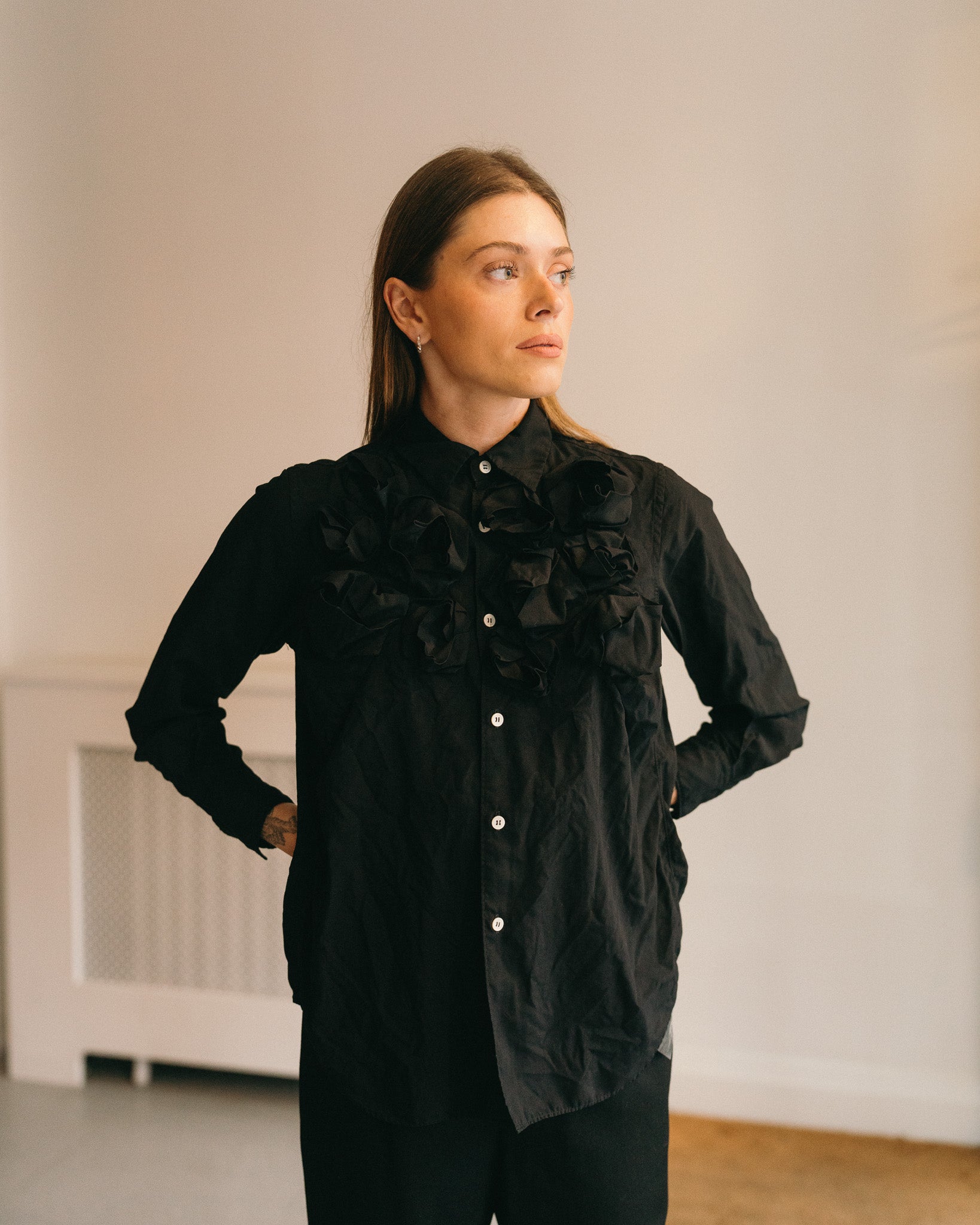Ruffled Blouse from COMME DES GARCONS.