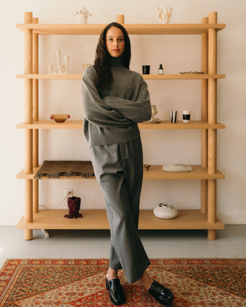 Pinot Relaxed Pant (Grey Melange)