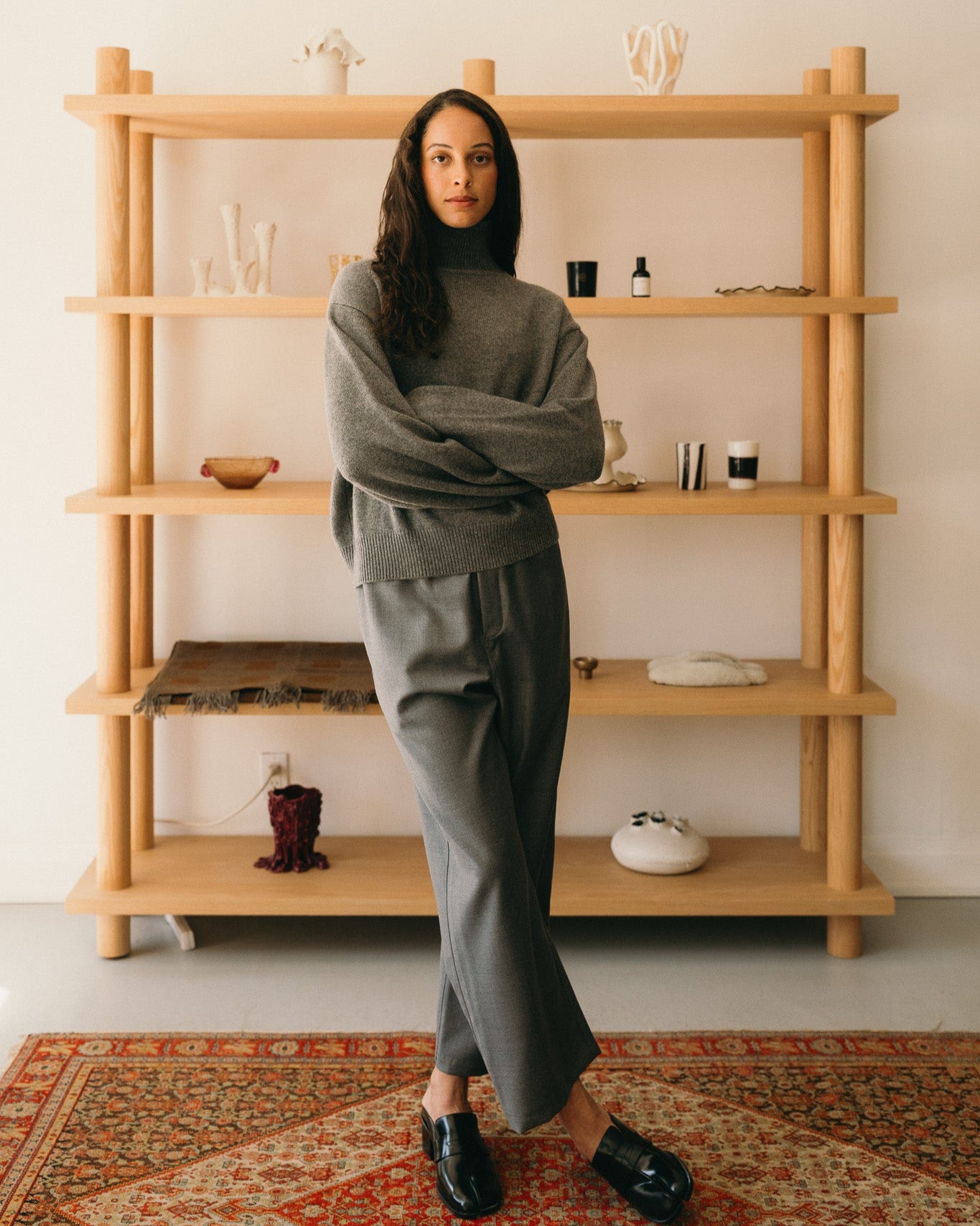 Pinot Relaxed Pant (Grey Melange)