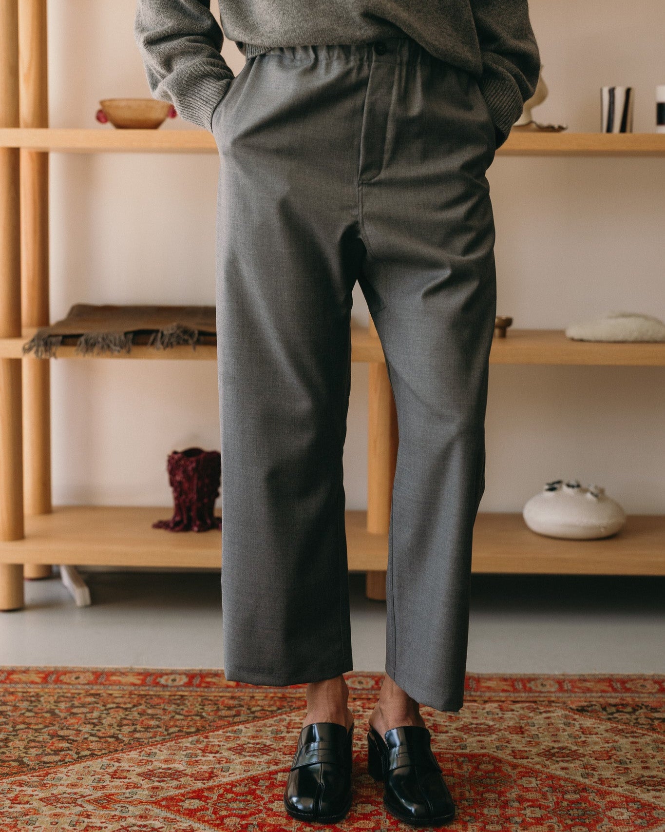 Pinot Relaxed Pant (Grey Melange)