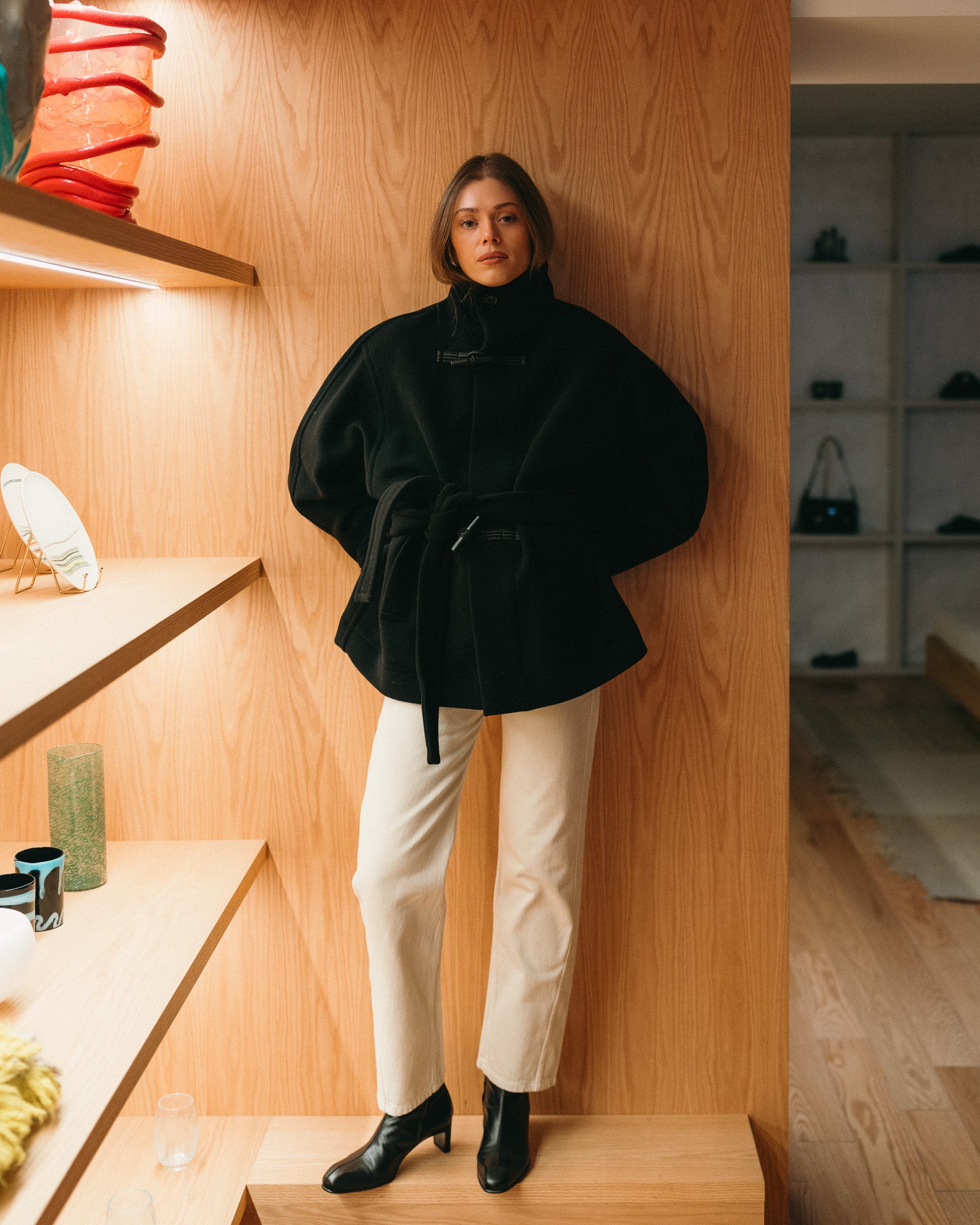 Short Duffle Coat (Black)