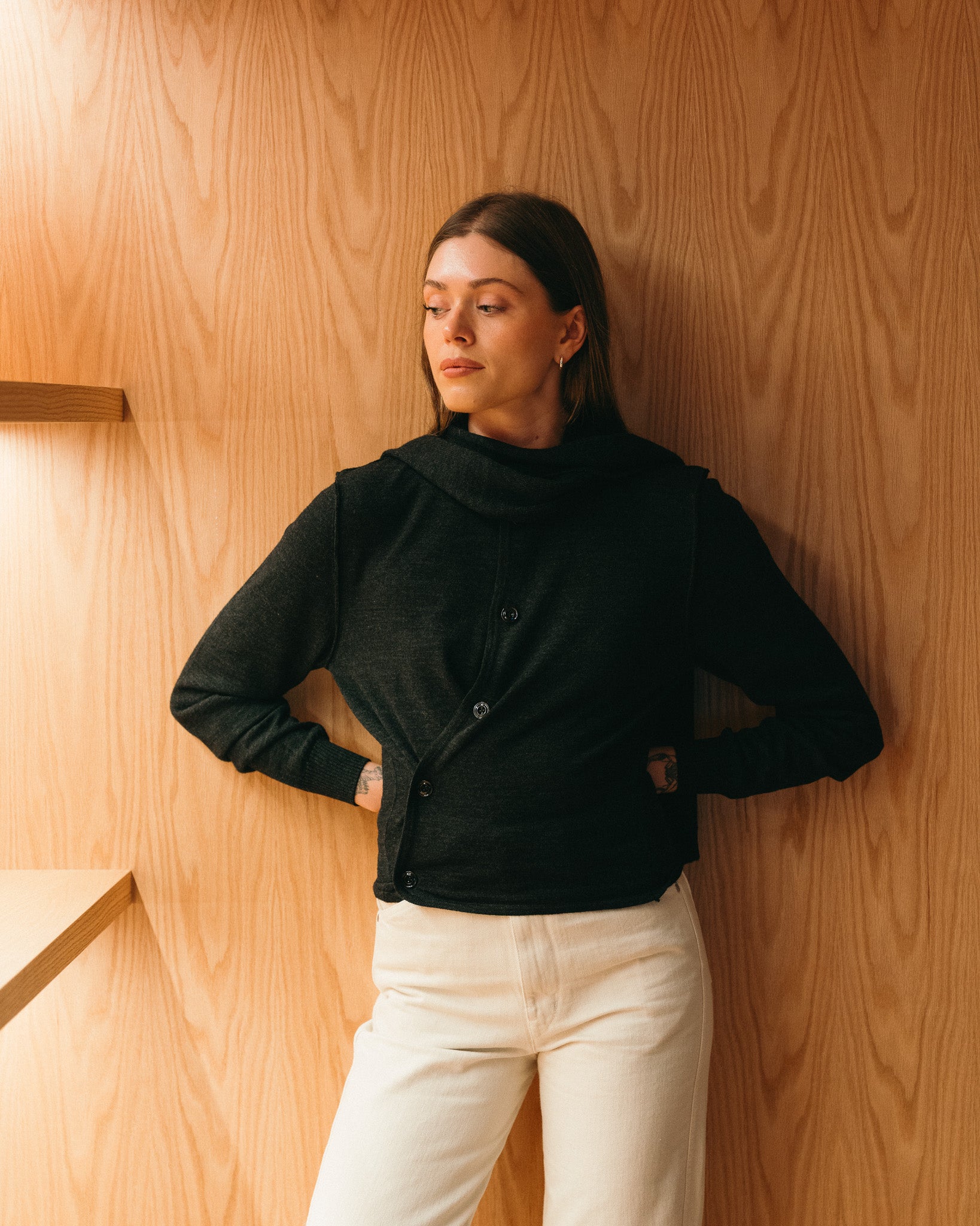 Twisted Cardigan from LEMAIRE.