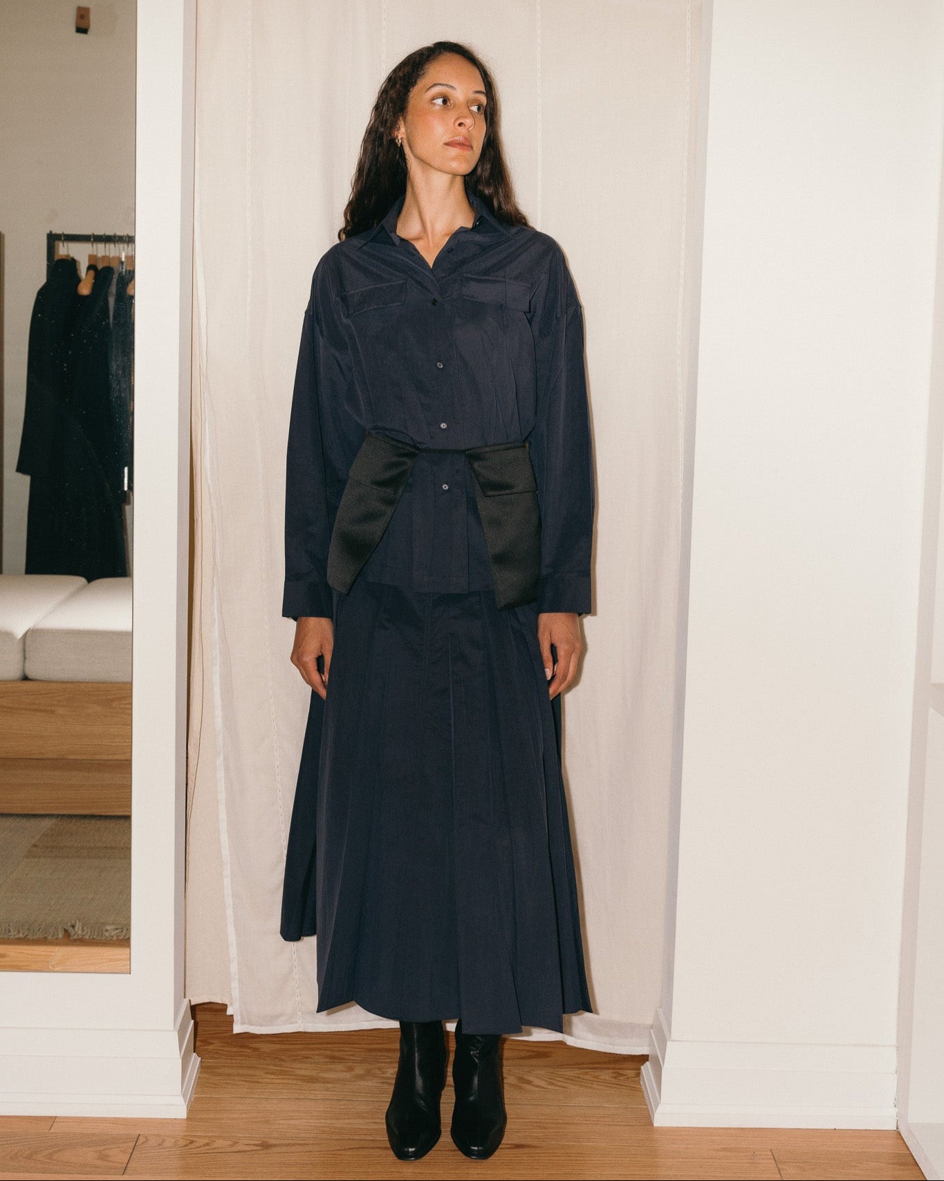 The Pleated Utility Shirt from ATTERSEE.