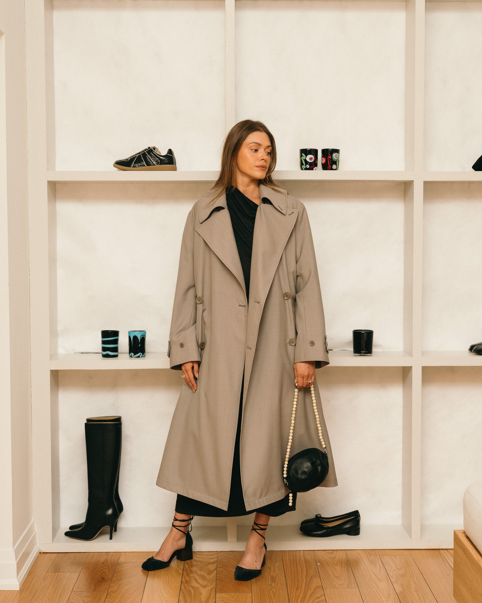 Trench Coat (Light Taupe)