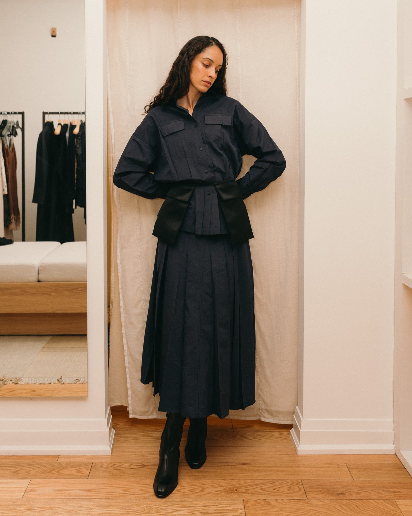 The A-Line Pleated Skirt