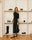 Twisted Hem Dress (Anthracite)