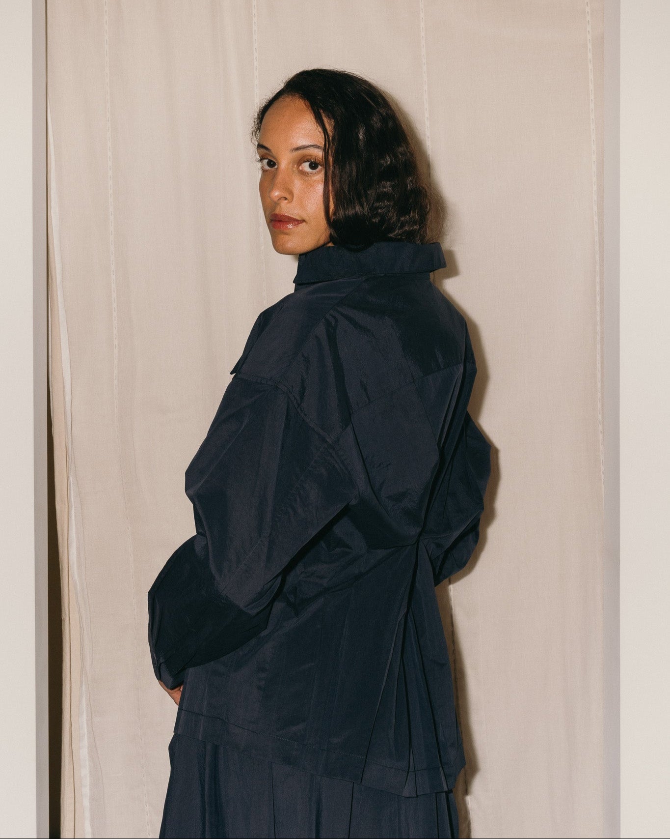 The Pleated Utility Shirt