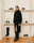 Tourbe Fleece Wrap Skirt (Black)