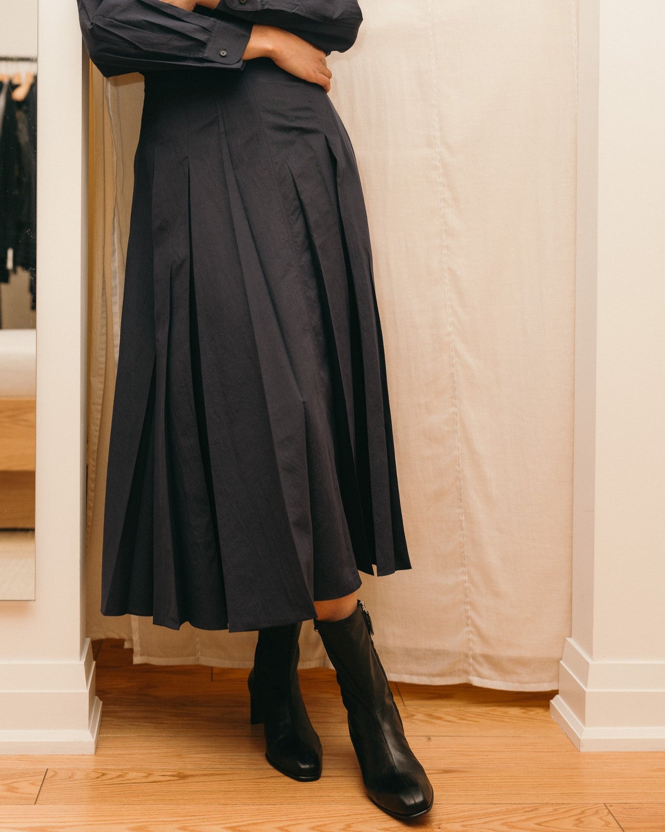 The A-Line Pleated Skirt