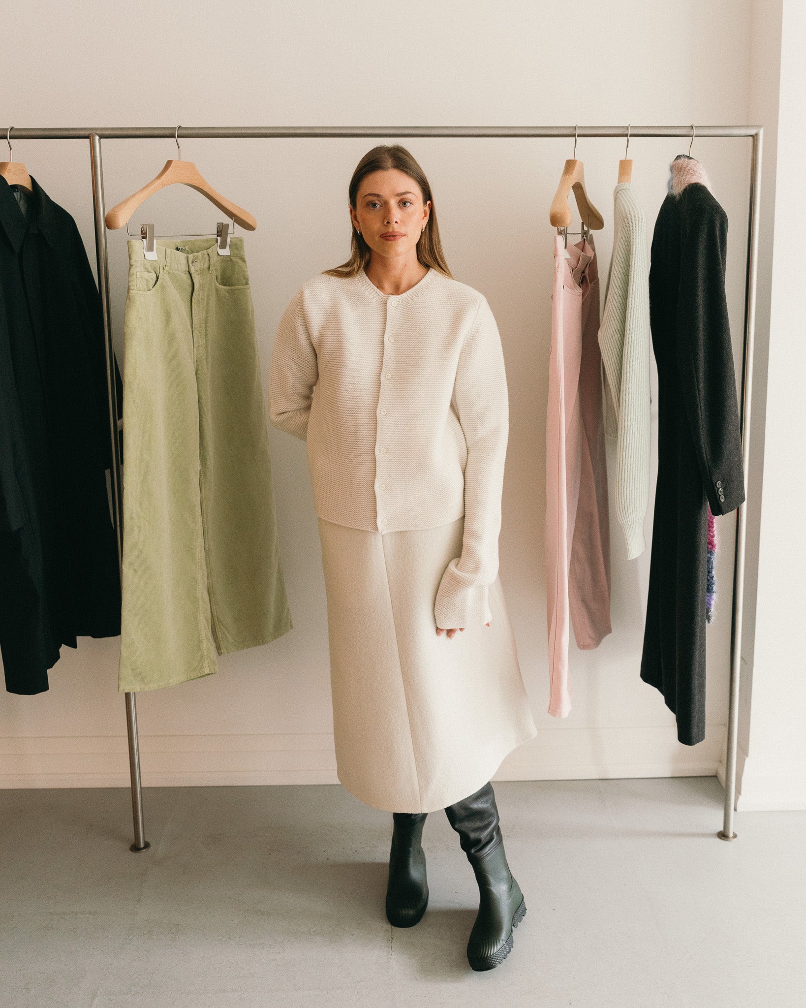 Links Cardigan (White)