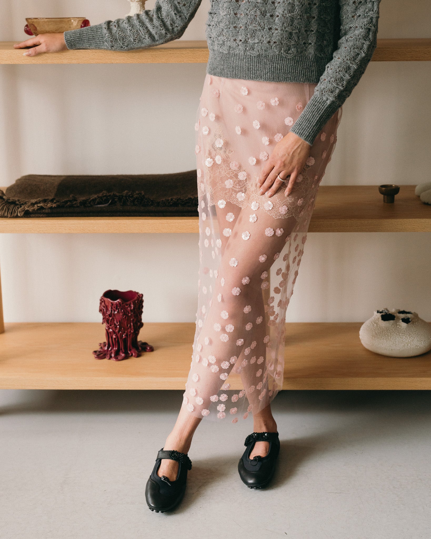 Gus Skirt (Blush Pink)