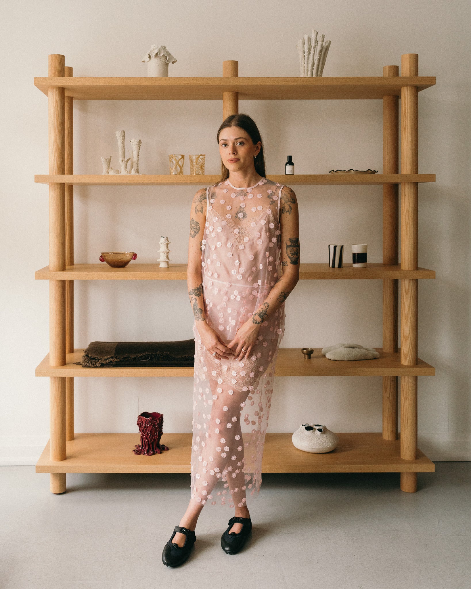 Utania Top in Blush Pink by CECILIE BAHNSEN.