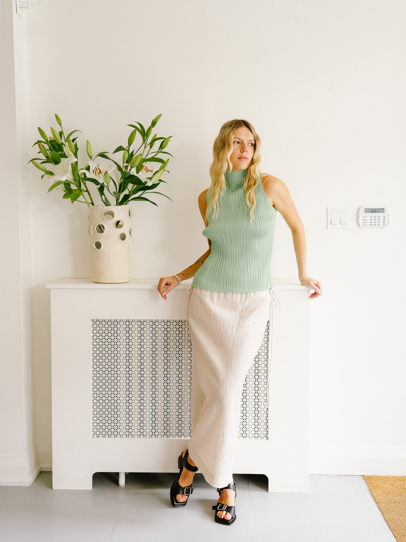 Mock Neck Tank (Mint)