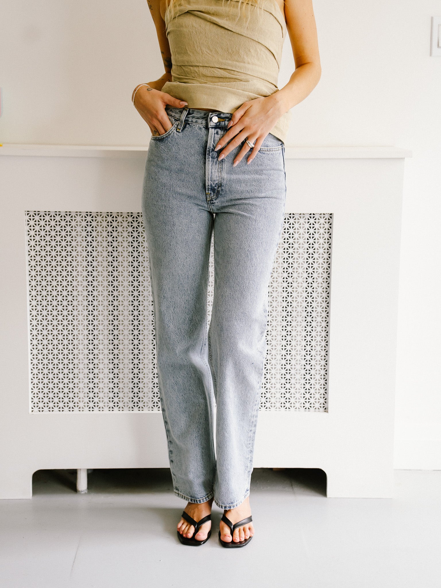 Classic Cut Denim Full Length (Cool Blue)